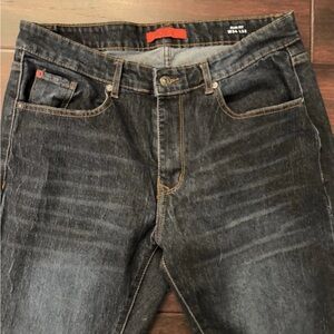 MBX Men’s Slim Fit Jeans 34x32 dark wash denim stretch